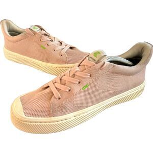 Cariuma Womens Fashion Sneakers Pink Low Top Lace Up Padded Canvas Casual 8